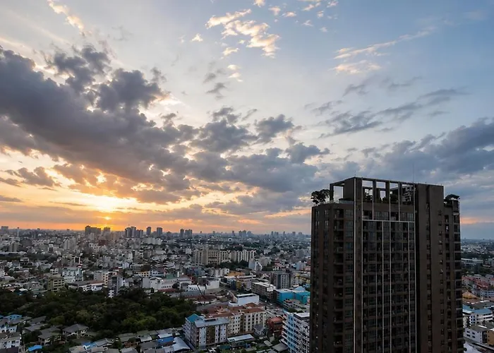 公寓 Private 1 Bedroom Sukhumvit 71 Bts Phrakhanong *